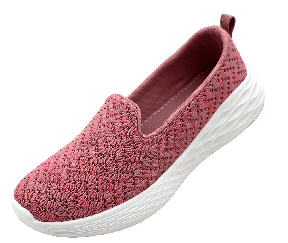Magic cemented pink slip-on
